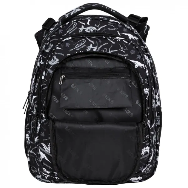Ghiozdan pentru copii BackUP Dinosaury Black White Black/ 24 l photo 8 Ghiozdan pentru copii BackUP Dinosaury Black White Black/ 24 l photo 8