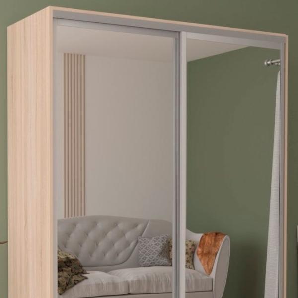 Dulap pentru haine Glisant Mobildor-Lux ARON 1300 3025 130 x 60 x 220 / PAL / Stejar Sonoma photo 3 Dulap pentru haine Glisant Mobildor-Lux ARON 1300 3025 130 x 60 x 220 / PAL / Stejar Sonoma photo 3