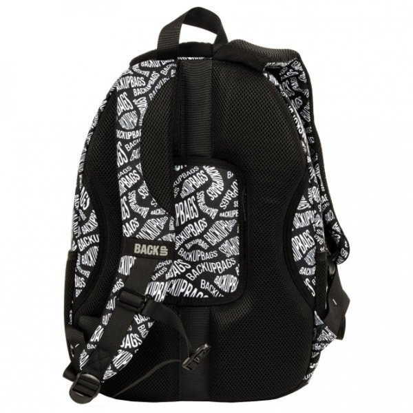 Ghiozdan pentru copii BackUP Black & White Black White Black/ 24 l photo 4 Ghiozdan pentru copii BackUP Black & White Black White Black/ 24 l photo 4