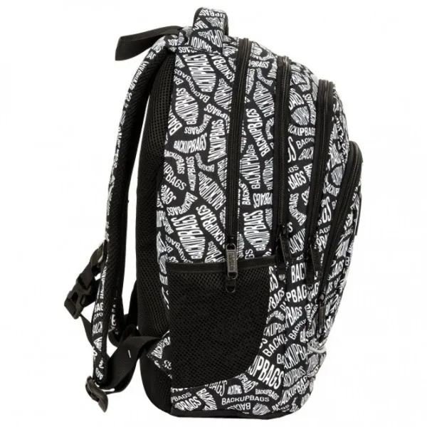 Ghiozdan pentru copii BackUP Black & White Black White Black/ 24 l photo 6 Ghiozdan pentru copii BackUP Black & White Black White Black/ 24 l photo 6