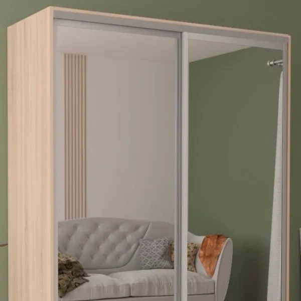 Dulap pentru haine Glisant Mobildor-Lux ARON 1700 3025 170 x 60 x 220 / PAL / Stejar Sonoma photo 3 Dulap pentru haine Glisant Mobildor-Lux ARON 1700 3025 170 x 60 x 220 / PAL / Stejar Sonoma photo 3