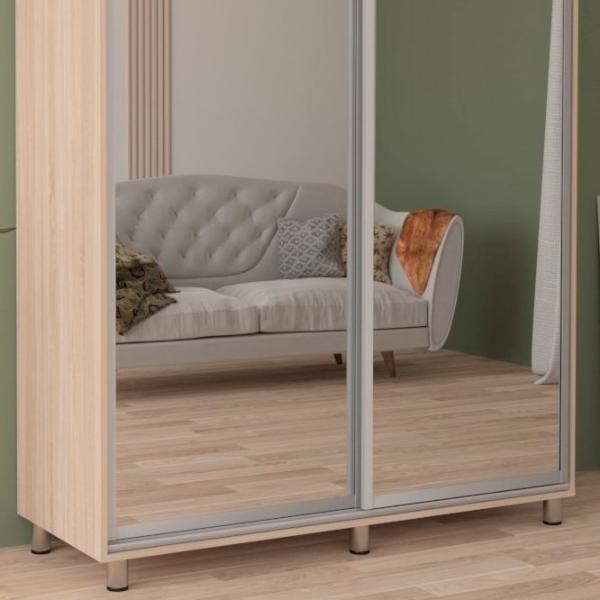 Dulap pentru haine Glisant Mobildor-Lux ARON 1700 3025 170 x 60 x 220 / PAL / Stejar Sonoma photo 4 Dulap pentru haine Glisant Mobildor-Lux ARON 1700 3025 170 x 60 x 220 / PAL / Stejar Sonoma photo 4