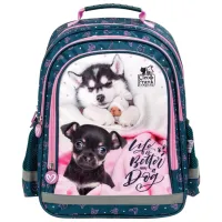 Ghiozdan pentru copii Derform Cleo & Frank Blue Pink Blue/ 24 l photo 5