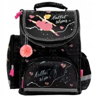 Ghiozdan pentru copii Derform Ballerina Black Pink Black photo 3