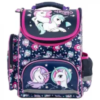Ghiozdan pentru copii Derform Unicorn Blue Pink Blue photo 5