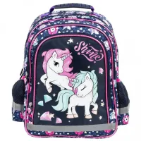 Ghiozdan pentru copii Derform Unicorn Blue Pink Blue/ 24 l photo 3