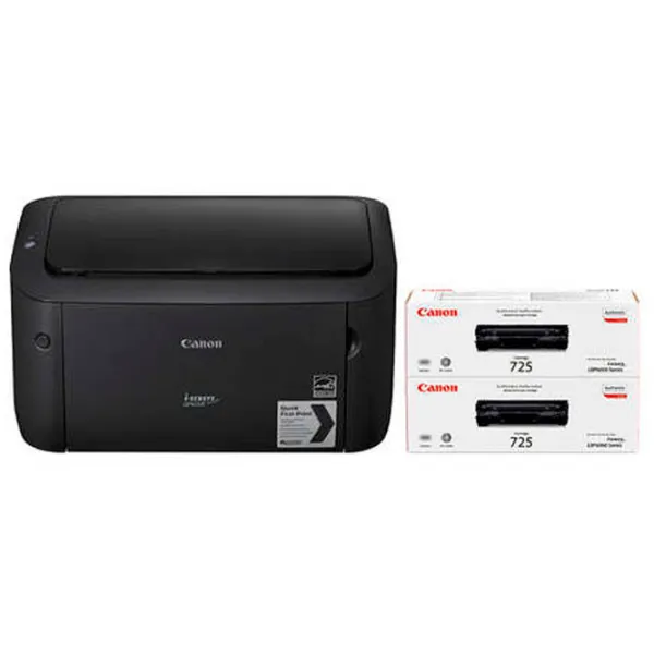 Imprimantă Canon i-SENSYS LBP-6030 Bundle CRG725 x 2 Laser / Monochrome / Black photo 7 Imprimantă Canon i-SENSYS LBP-6030 Bundle CRG725 x 2 Laser / Monochrome / Black photo 7