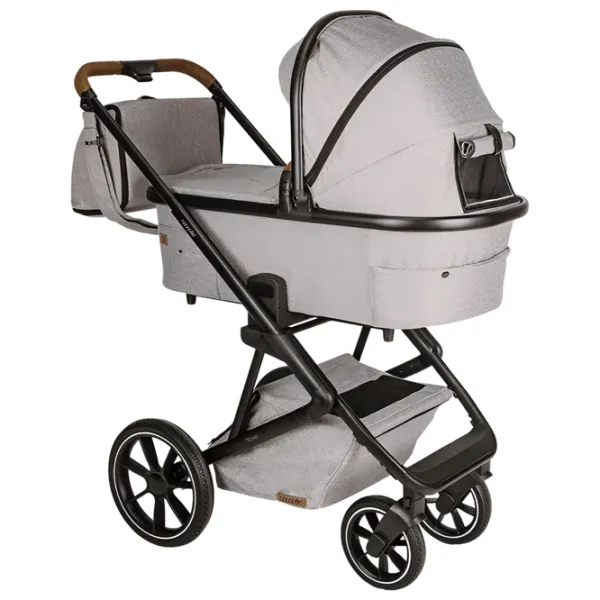 Детская коляска Coccolle Nessia 3 in 1 320065071/ Серый photo 2 Детская коляска Coccolle Nessia 3 in 1 320065071/ Серый photo 2