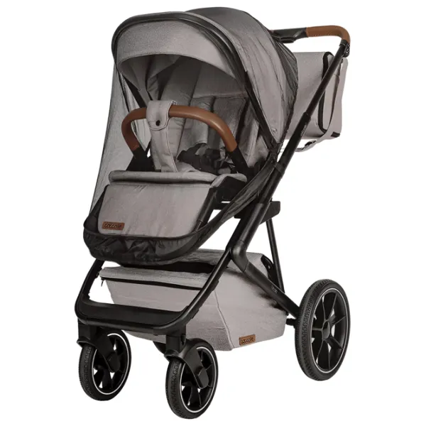 Детская коляска Coccolle Nessia 3 in 1 320065071/ Серый photo 4 Детская коляска Coccolle Nessia 3 in 1 320065071/ Серый photo 4