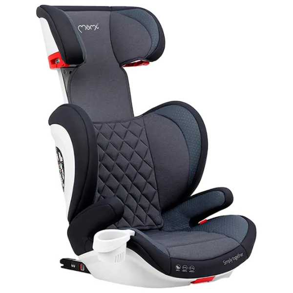 Детское автокресло MoMi Quick Fix (FOSA00004) 3 года - 10 лет/ 36 кг/ Серый photo 3