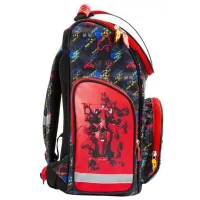 Ghiozdan pentru copii Derform Race Team Black Red Black photo 3