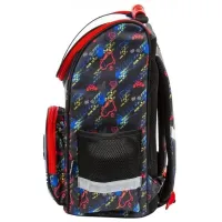 Ghiozdan pentru copii Derform Race Team Black Red Black photo 4