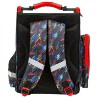 Ghiozdan pentru copii Derform Race Team Black Red Black photo 5
