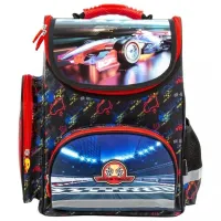Ghiozdan pentru copii Derform Race Team Black Red Black photo 6