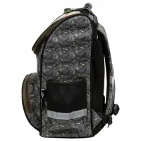 Ghiozdan pentru copii Derform Dinosaurs Black Gray Black photo 6