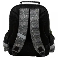 Ghiozdan pentru copii Derform Dinosaurs Black Gray Black/ 24 l photo 3
