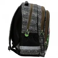 Ghiozdan pentru copii Derform Dinosaurs Black Gray Black/ 24 l photo 4