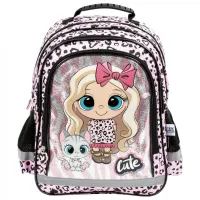 Ghiozdan pentru copii Derform Best Friends Cute Pink Black Pink/ 24 l photo 2