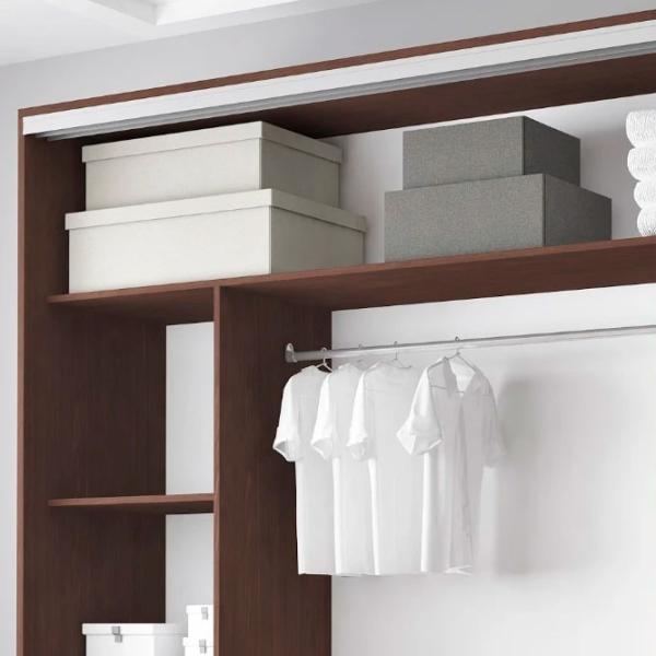 Dulap pentru haine Glisant Mobildor-Lux ARON S 2000 K1 2226 200 x 60 x 220 / PAL / Wenghe photo 5 Dulap pentru haine Glisant Mobildor-Lux ARON S 2000 K1 2226 200 x 60 x 220 / PAL / Wenghe photo 5