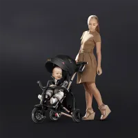 Трицикл Qplay Nova Rubber 25 кг/ Золотой photo 10