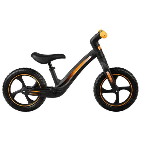 Bicicletă MoMi MIZO 12" Aluminiu/ Black Yellow photo 2