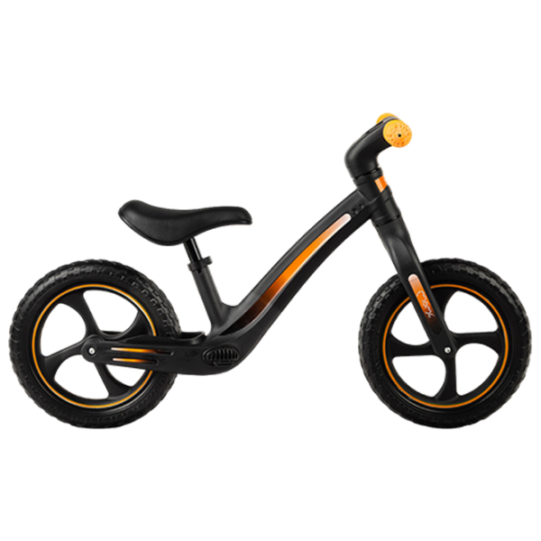 Bicicletă MoMi MIZO 12" Aluminiu/ Black Yellow photo 2