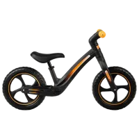 Bicicletă MoMi MIZO 12" Aluminiu/ Black Yellow photo 2