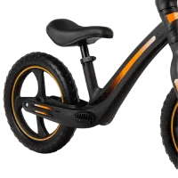 Bicicletă MoMi MIZO 12" Aluminiu/ Black Yellow photo 3