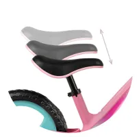 Bicicletă MoMi MIZO 12" Aluminiu/ Pink Blue photo 5