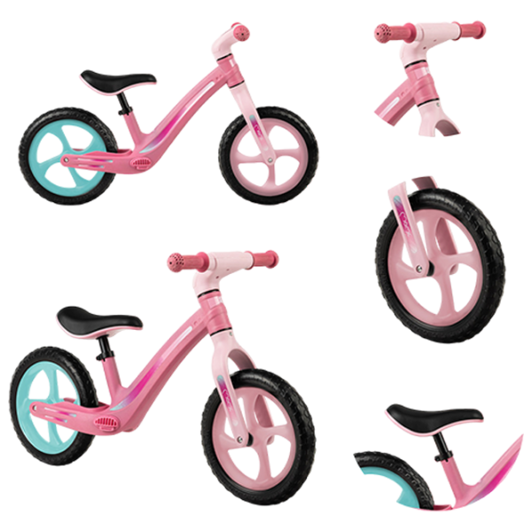 Bicicletă MoMi MIZO 12" Aluminiu/ Pink Blue photo 6 Bicicletă MoMi MIZO 12" Aluminiu/ Pink Blue photo 6