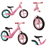 Bicicletă MoMi MIZO 12" Aluminiu/ Pink Blue photo 6