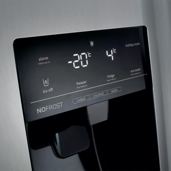Frigider Gorenje NRS9EVX1 Side by Side 562 l / 179.3 cm / Inox photo 4