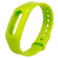 Ремень Xiaomi MiBand 1/ 1S Силикон/ Зелёный photo 2