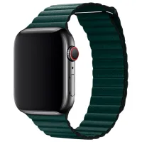 Ремень Apple Watch Elegant Loop Кожа/ 38, 40 мм/ Зелёный Forest photo 2