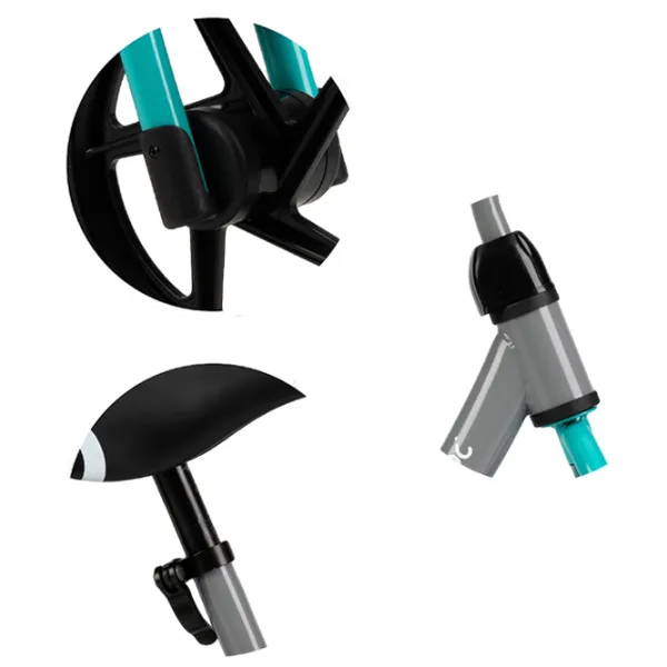 Велосипед MoMi ROSS 12" Сталь/ Синий Бирюзовый photo 6