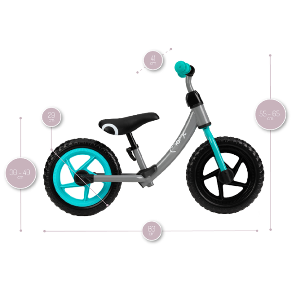 Велосипед MoMi ROSS 12" Сталь/ Синий Бирюзовый photo 7