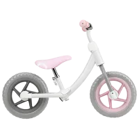 Bicicletă MoMi ROSS 12" Oțel/ Pink White photo 3