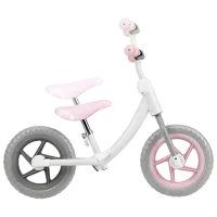 Bicicletă MoMi ROSS 12" Oțel/ Pink White photo 4