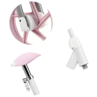 Bicicletă MoMi ROSS 12" Oțel/ Pink White photo 6
