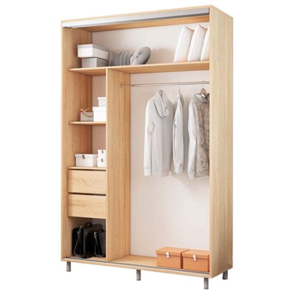 Dulap pentru haine Glisant Mobildor-Lux ARON S 1800 K2 3025 180 x 60 x 220 / PAL / Stejar Sonoma photo 2 Dulap pentru haine Glisant Mobildor-Lux ARON S 1800 K2 3025 180 x 60 x 220 / PAL / Stejar Sonoma photo 2