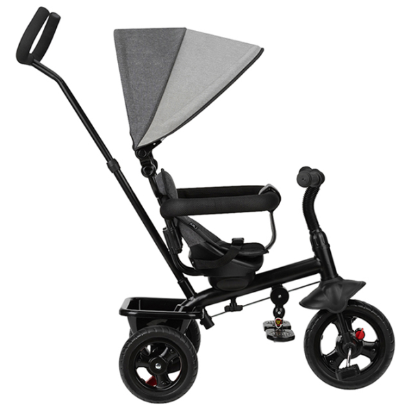 Triciclu MoMi Iris 25 kg/ Gray photo 2 Triciclu MoMi Iris 25 kg/ Gray photo 2