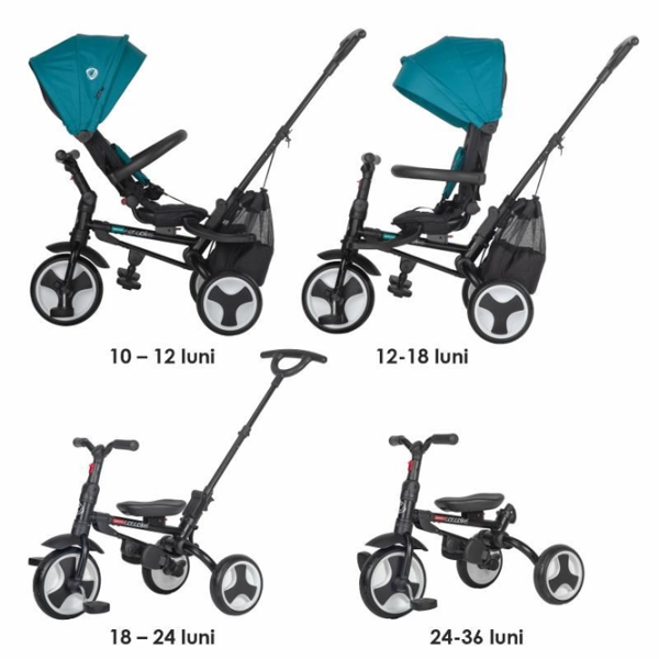 Трицикл Coccolle Spectra Plus 25 кг/ Синий photo 8 Трицикл Coccolle Spectra Plus 25 кг/ Синий photo 8