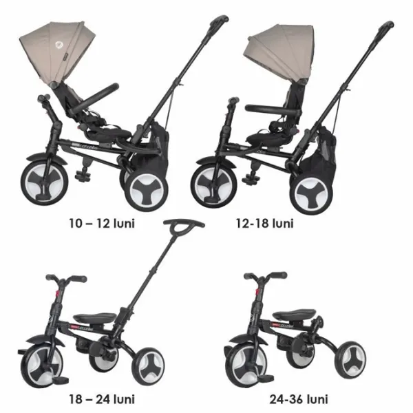 Трицикл Coccolle Spectra Plus 25 кг/ Серый photo 10 Трицикл Coccolle Spectra Plus 25 кг/ Серый photo 10