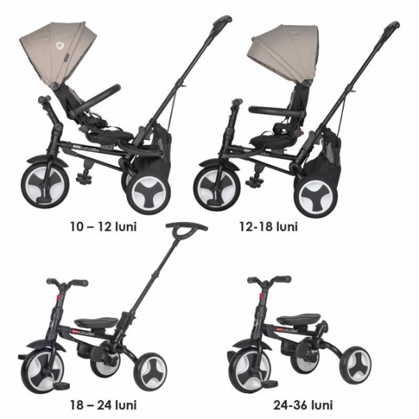 Трицикл Coccolle Spectra Plus 25 кг/ Серый photo 10 Трицикл Coccolle Spectra Plus 25 кг/ Серый photo 10