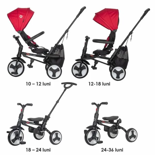 Трицикл Coccolle Spectra Plus 25 кг/ Красный photo 10 Трицикл Coccolle Spectra Plus 25 кг/ Красный photo 10
