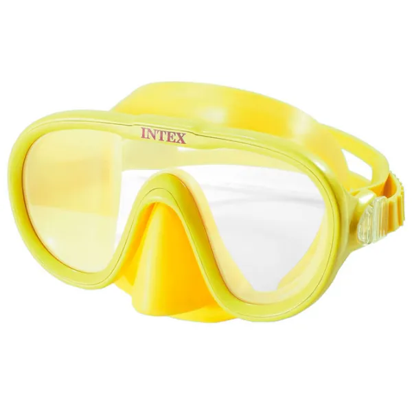 Маска для ныряния Intex 55916 Пластик/ Желтый Синий photo 2