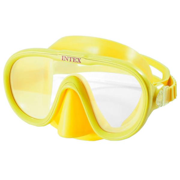 Маска для ныряния Intex 55916 Пластик/ Желтый Синий photo 2