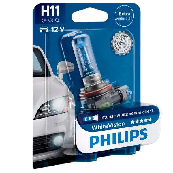 Lampă auto Philips 12362WHVB1 Halogen/ H11/ PGJ19-2/ 55 W/ 1350lm photo 3 Lampă auto Philips 12362WHVB1 Halogen/ H11/ PGJ19-2/ 55 W/ 1350lm photo 3