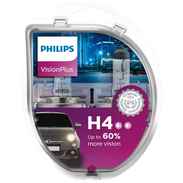 Lampă auto Philips 12342VPS2 Halogen/ H4/ P43t-38/ 60 - 55 W/ 1650lm photo 3