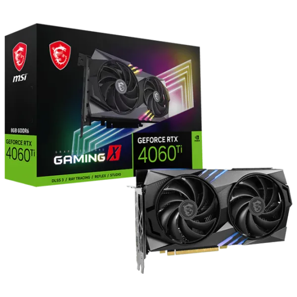 Видеокарта MSI GeForce RTX 4060 Ti GAMING X PCI Express x8 4.0 / 8 ГБ photo 5 Видеокарта MSI GeForce RTX 4060 Ti GAMING X PCI Express x8 4.0 / 8 ГБ photo 5